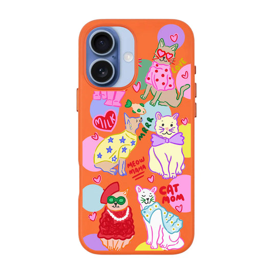 CAT MOM-Signature Leather Kılıf MagSafe Özellikli - iPhone 17