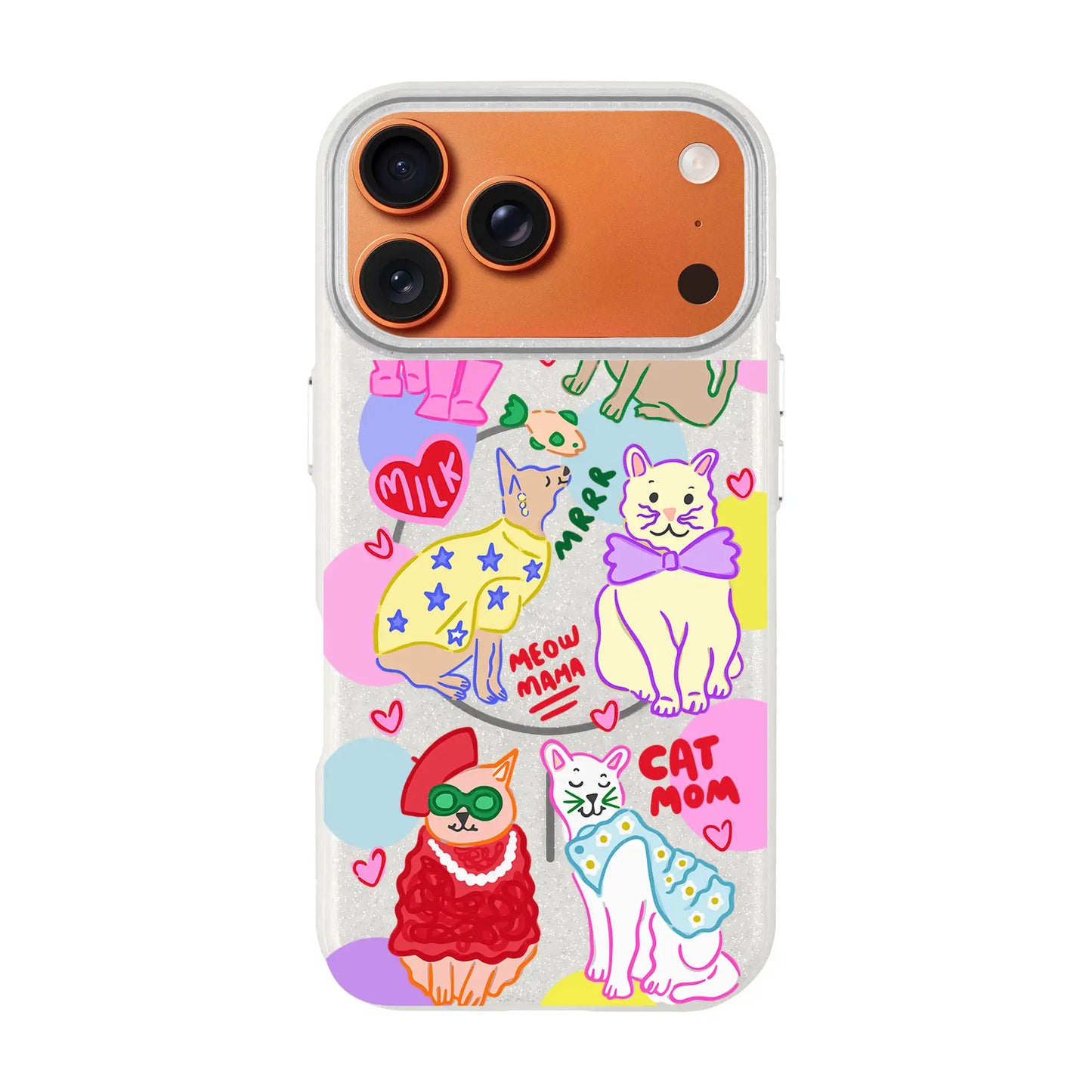 CAT MOM-Radiant Kılıf MagSafe Özellikli - iPhone 17 Pro