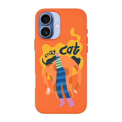 CRAZY CAT-Signature Leather Kılıf MagSafe Özellikli - iPhone 17