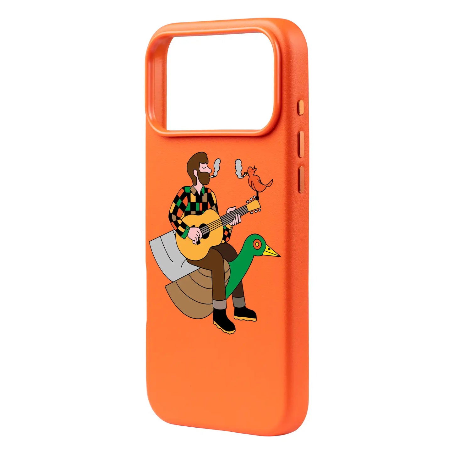 BIRDS OF A FEATHER-iPhone 17 Pro Max Signature Leather Kılıf MagSafe Özellikli