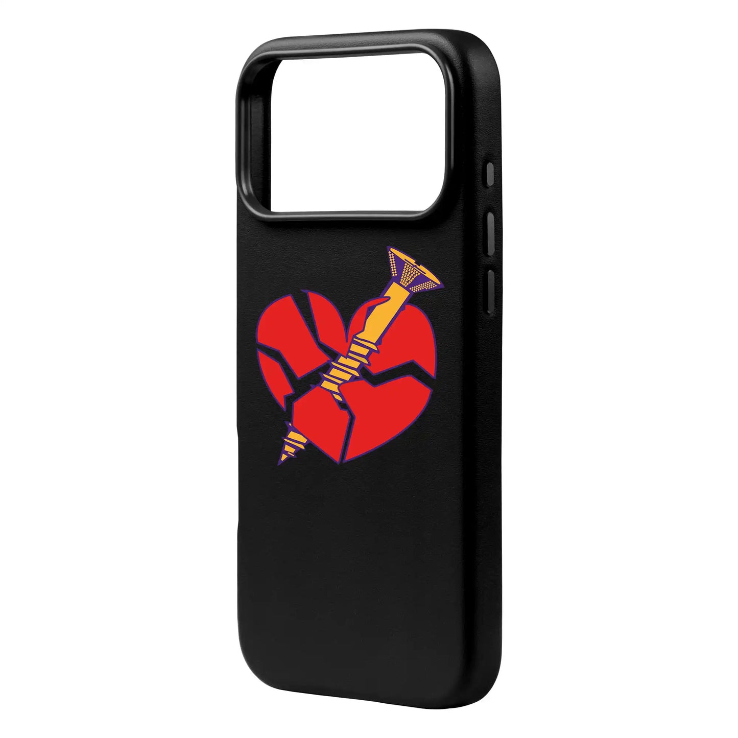 BROKEN HEART-iPhone 17 Pro Max Signature Leather Kılıf MagSafe Özellikli