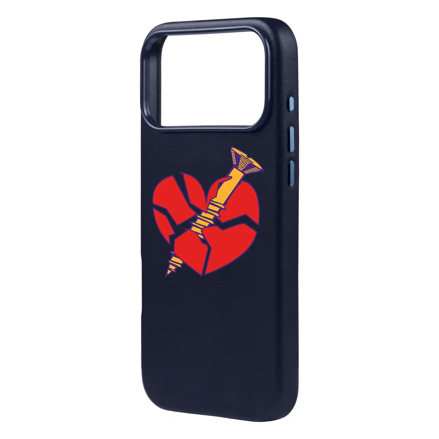 BROKEN HEART-iPhone 17 Pro Max Signature Leather Kılıf MagSafe Özellikli