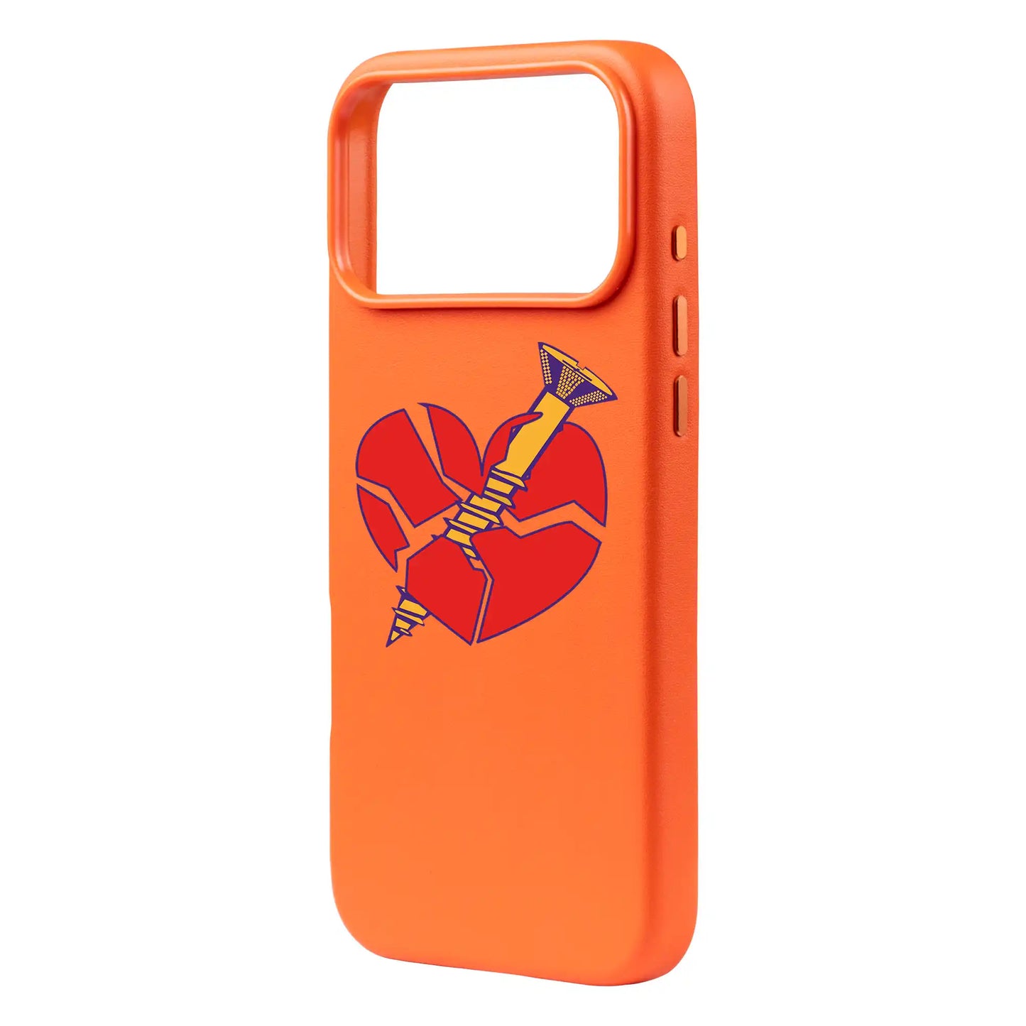 BROKEN HEART-iPhone 17 Pro Max Signature Leather Kılıf MagSafe Özellikli