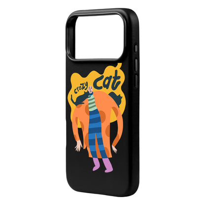 CRAZY CAT-iPhone 17 Pro Max Signature Leather Kılıf MagSafe Özellikli