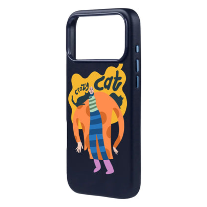 CRAZY CAT-iPhone 17 Pro Max Signature Leather Kılıf MagSafe Özellikli
