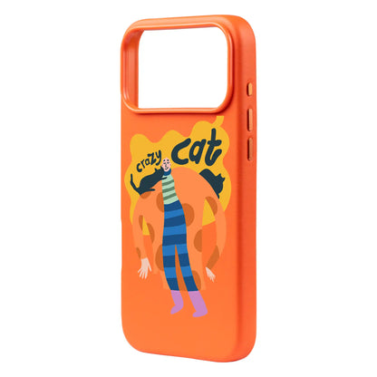 CRAZY CAT-iPhone 17 Pro Max Signature Leather Kılıf MagSafe Özellikli