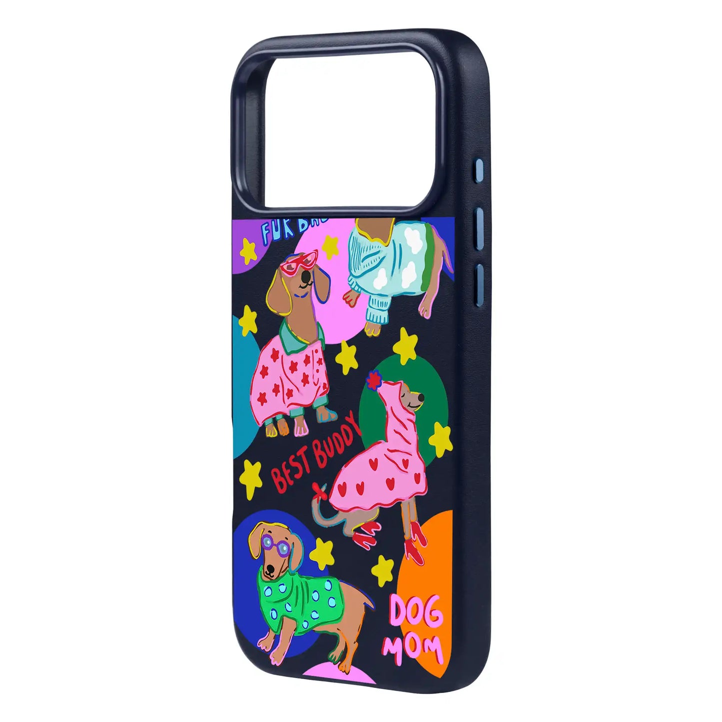 DOG MOM-iPhone 17 Pro Max Signature Leather Kılıf MagSafe Özellikli