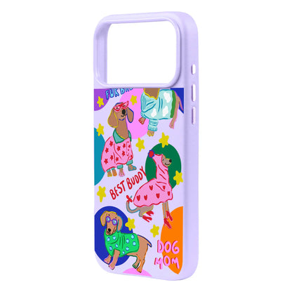 DOG MOM-Signature Leather Kılıf MagSafe Özellikli - iPhone 17 Pro