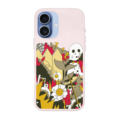 EVERYTHING IS BURNING-Signature Leather Kılıf MagSafe Özellikli - iPhone 17