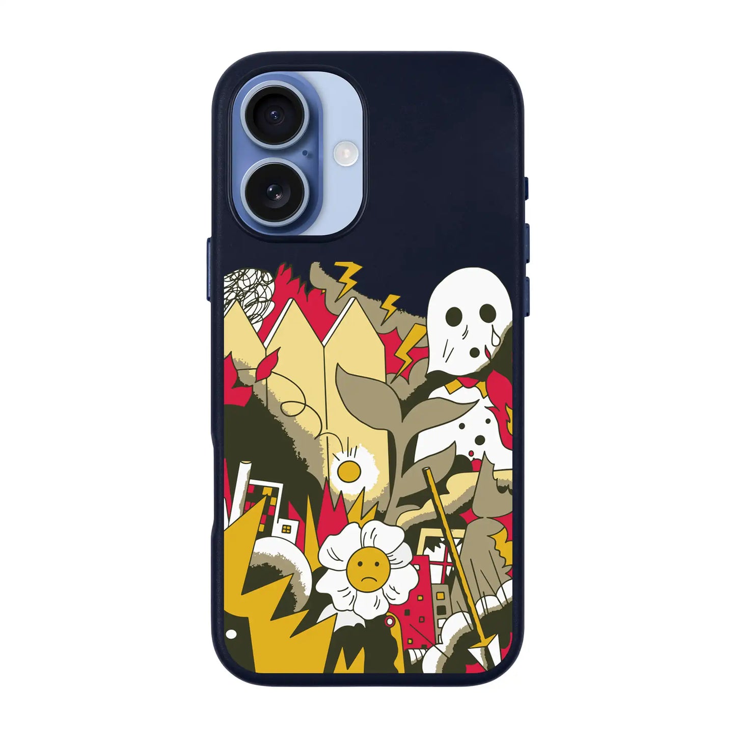 EVERYTHING IS BURNING-Signature Leather Kılıf MagSafe Özellikli - iPhone 17