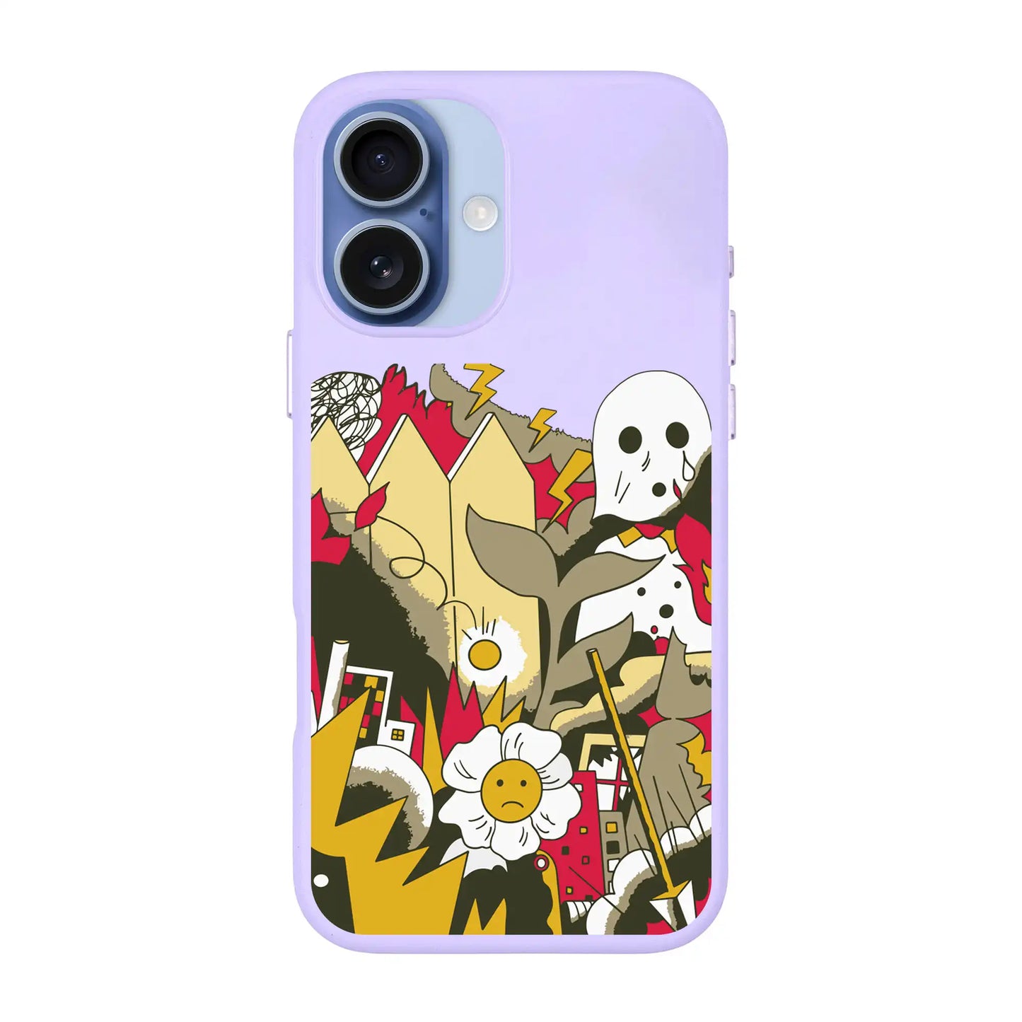 EVERYTHING IS BURNING-Signature Leather Kılıf MagSafe Özellikli - iPhone 17