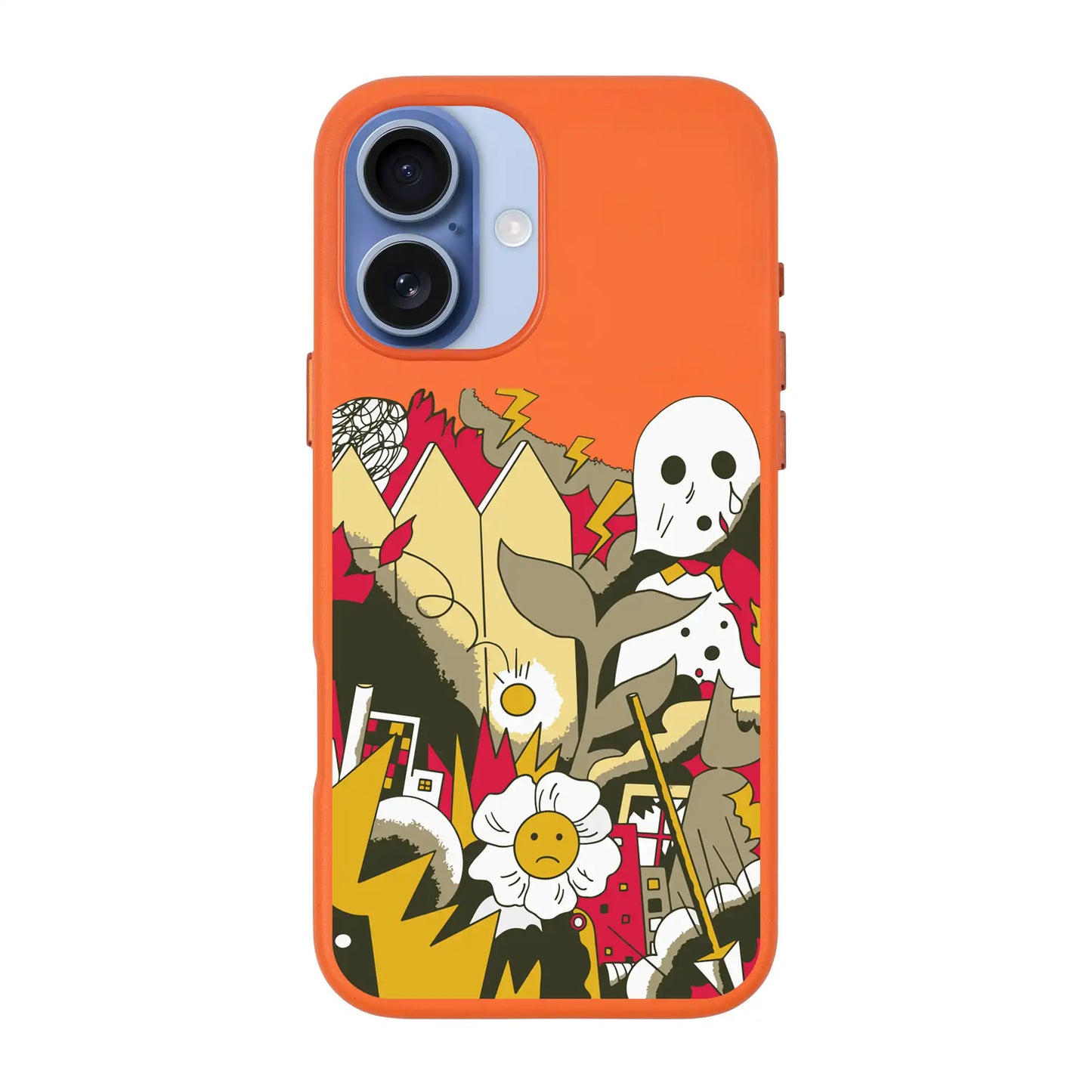 EVERYTHING IS BURNING-Signature Leather Kılıf MagSafe Özellikli - iPhone 17