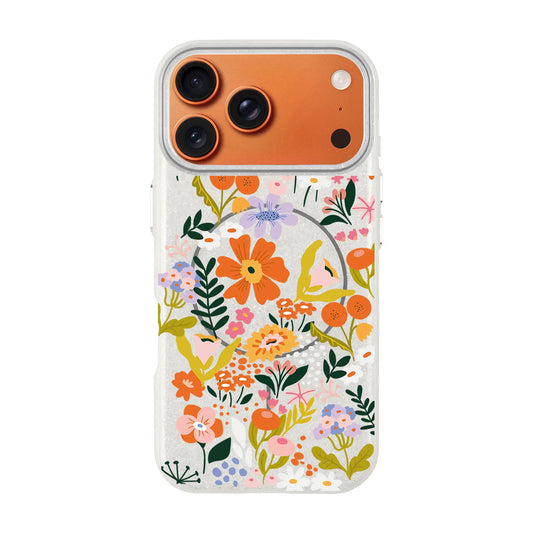 FLOWER-Radiant Kılıf MagSafe Özellikli - iPhone 17 Pro