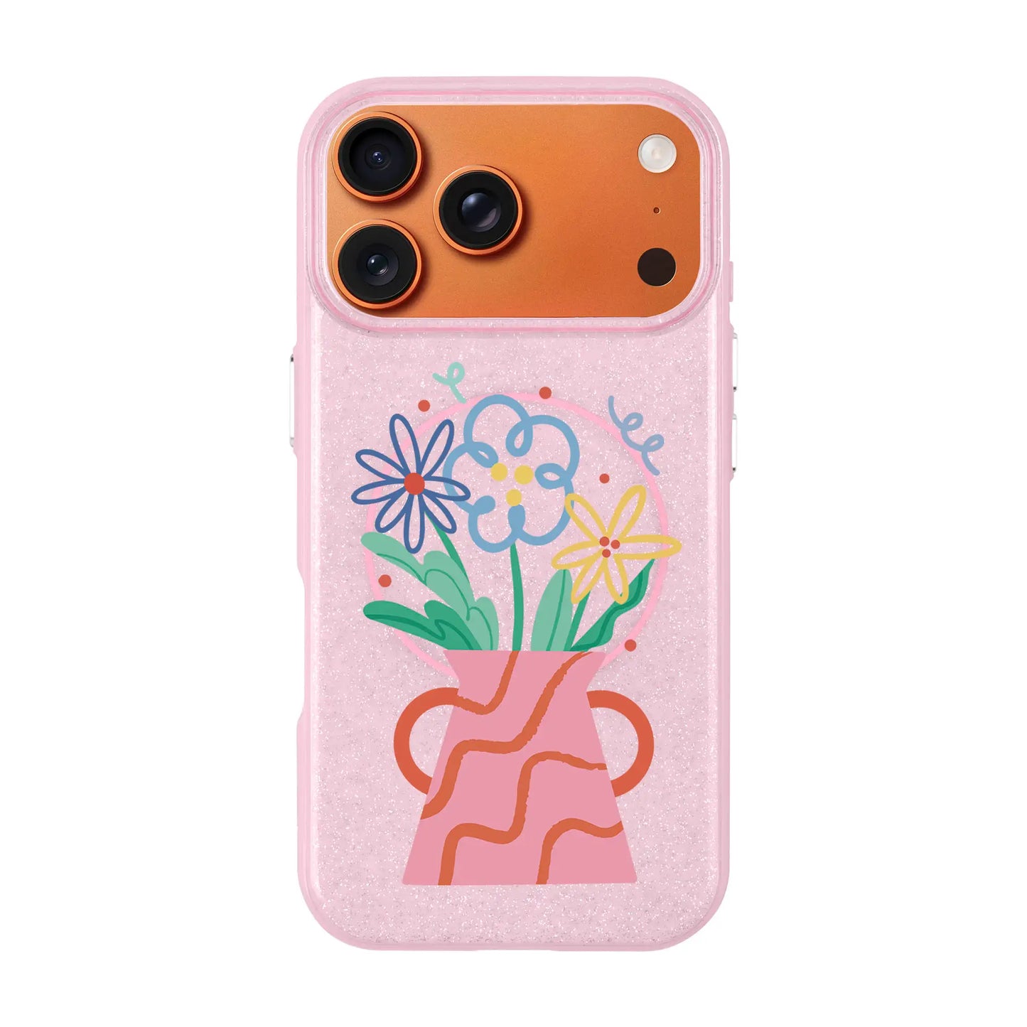 PINK VASE-Radiant Kılıf MagSafe Özellikli - iPhone 17 Pro