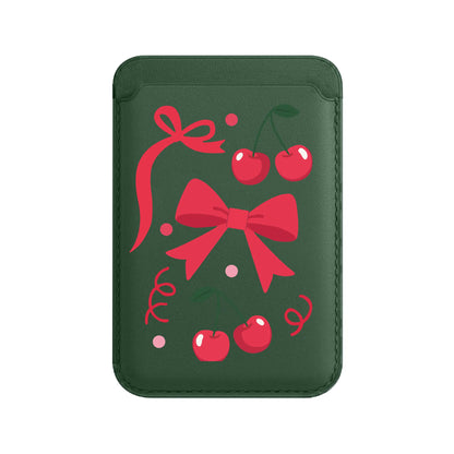 CHERRY RIBBON-Leather Kartlık