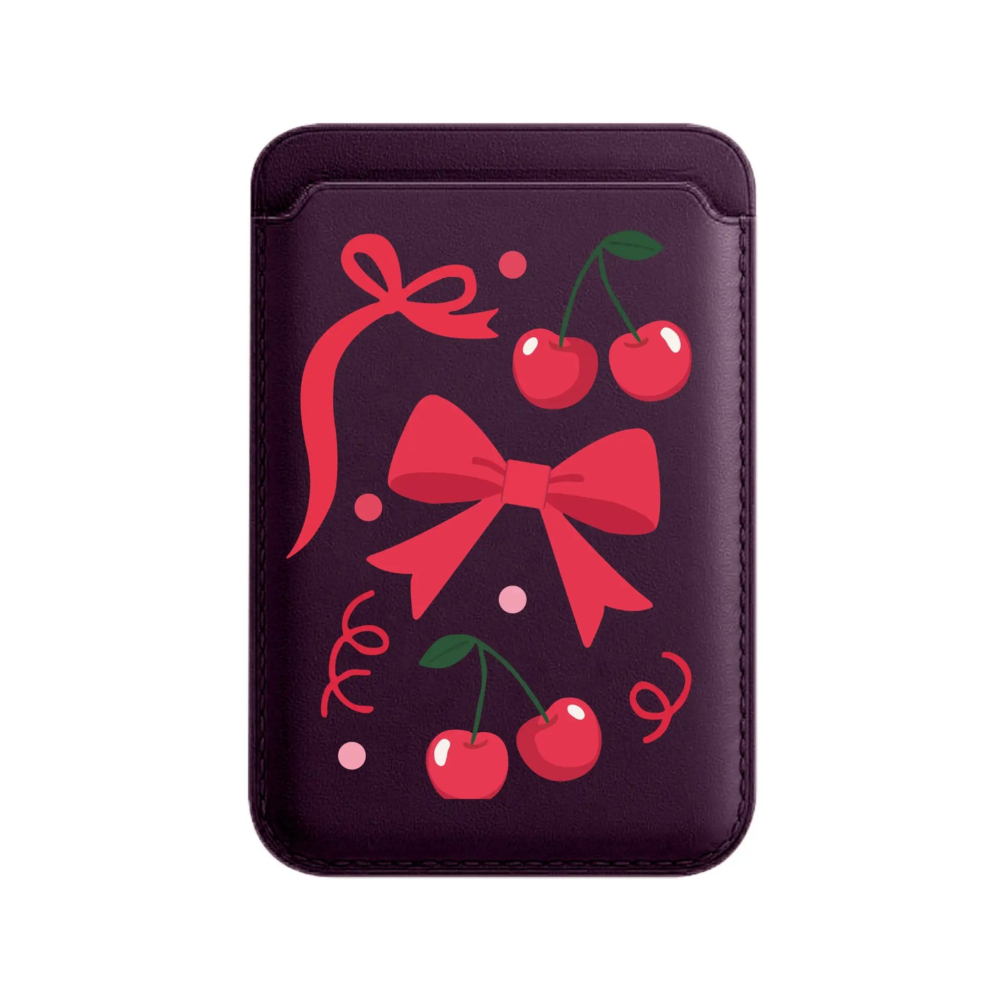 CHERRY RIBBON-Leather Kartlık