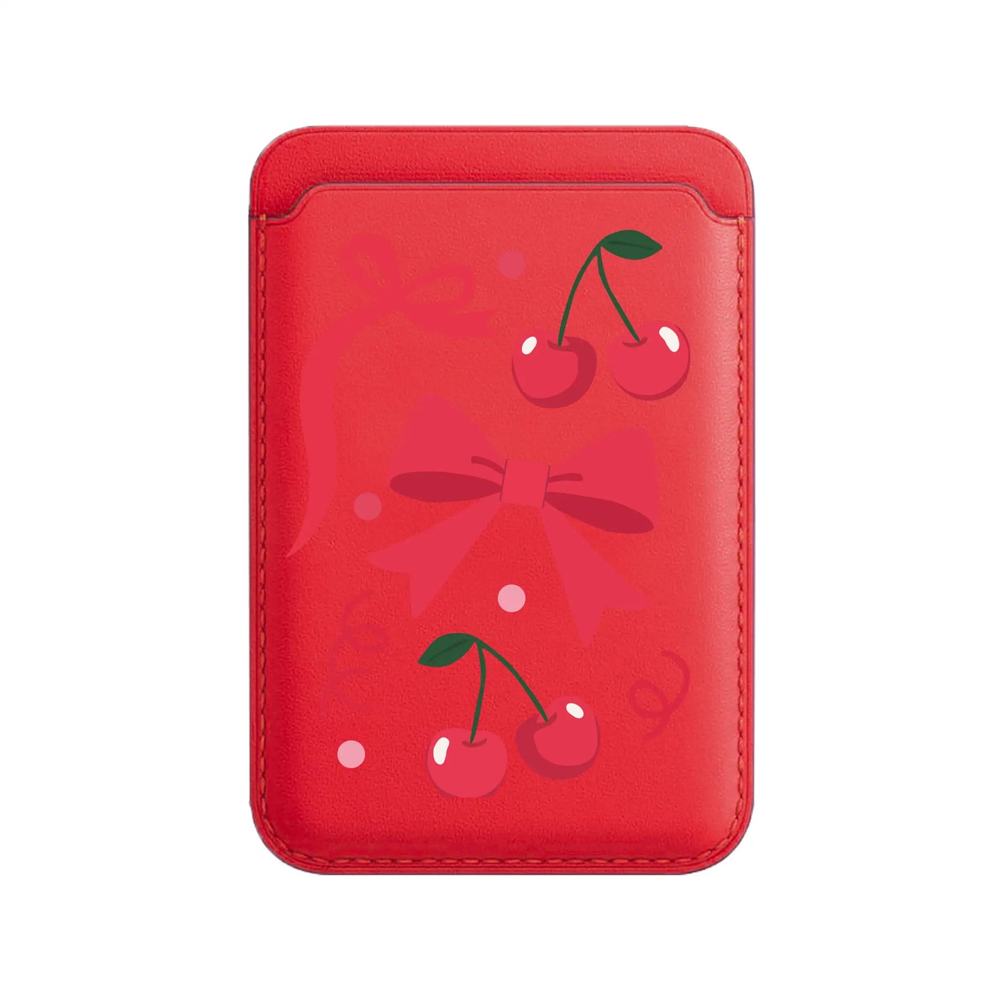 CHERRY RIBBON-Leather Kartlık