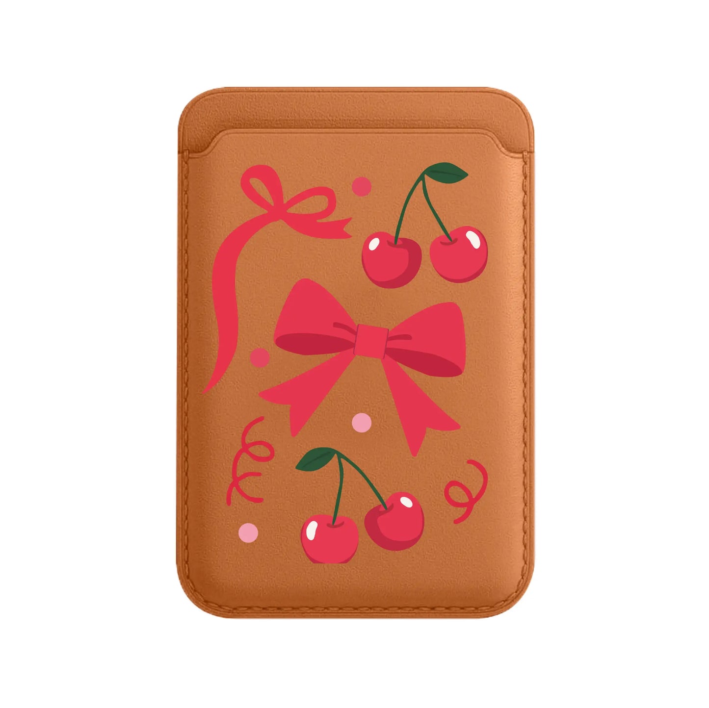 CHERRY RIBBON-Leather Kartlık