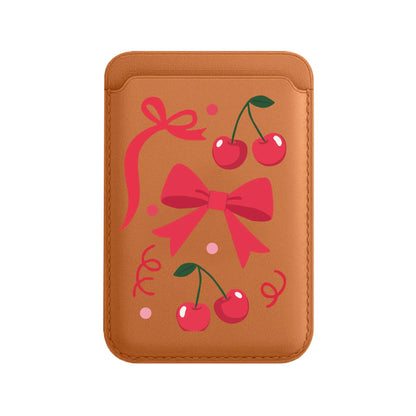 CHERRY RIBBON-Leather Kartlık