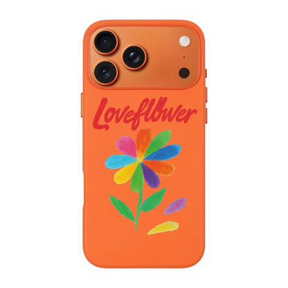 LOVE FLOWER-iPhone 17 Pro Max Signature Leather Kılıf MagSafe Özellikli