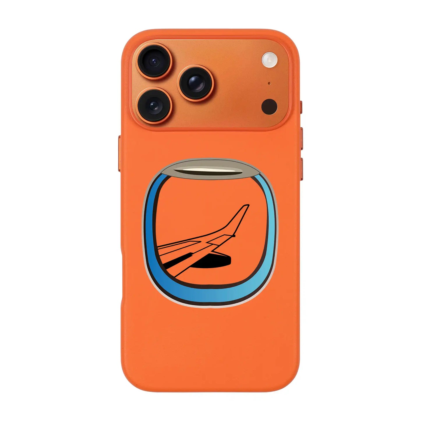 AIRCRAFT WINDOW-iPhone 17 Pro Max Signature Leather Kılıf MagSafe Özellikli