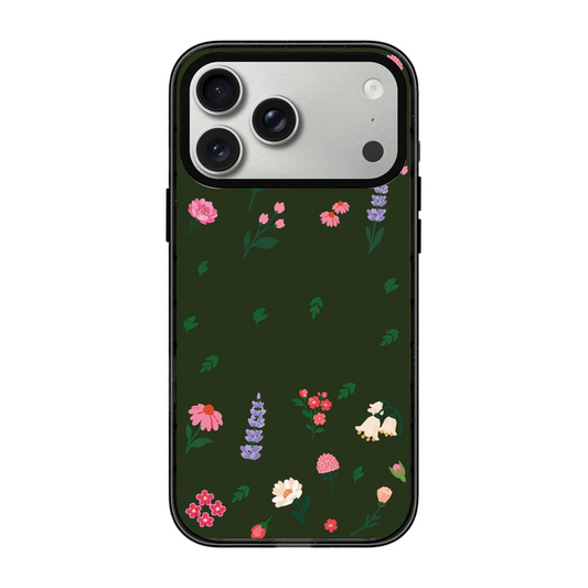KİŞİYE ÖZEL LITTLE BLOSSOMS ORMAN YEŞİLİ-Power Kılıf - iPhone 17 Pro