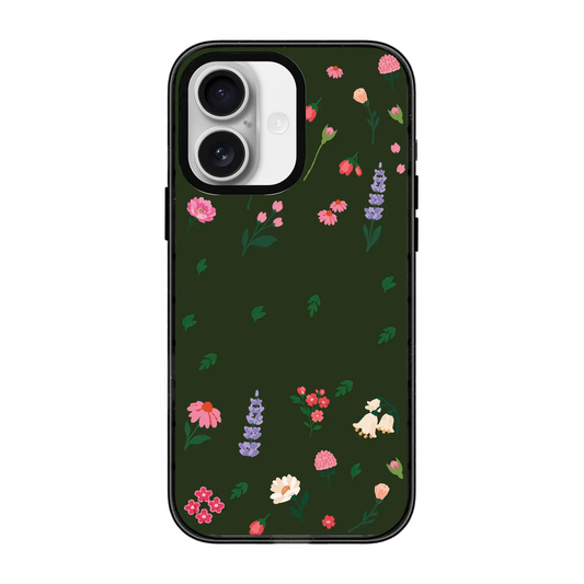 KİŞİYE ÖZEL LITTLE BLOSSOMS ORMAN YEŞİLİ-Power Kılıf - iPhone 16
