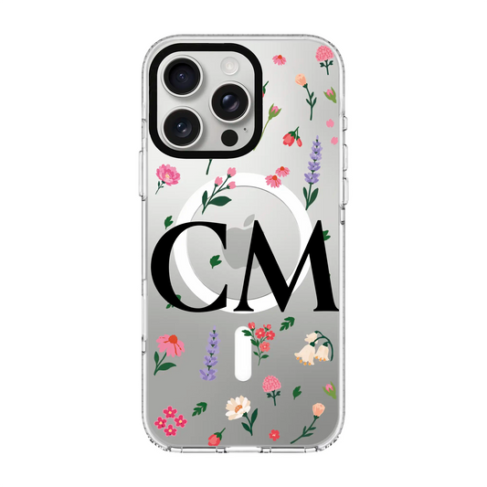 KİŞİYE ÖZEL LITTLE BLOSSOMS ŞEFFAF-Clear Kılıf MagSafe Özellikli - iPhone 12 Pro Max