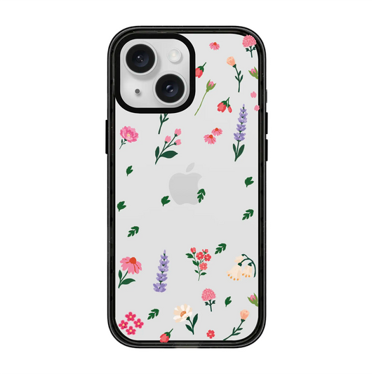 KİŞİYE ÖZEL LITTLE BLOSSOMS ŞEFFAF-Power Kılıf - iPhone 14