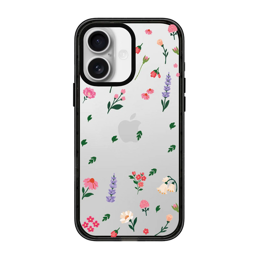 KİŞİYE ÖZEL LITTLE BLOSSOMS ŞEFFAF-Power Kılıf - iPhone 16