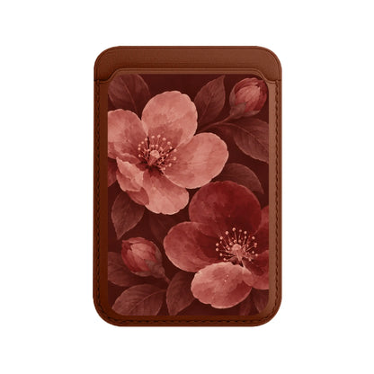 BURGUNDY BLOOM-Leather Kartlık