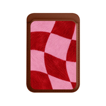 CHERRY CHECK-Leather Kartlık