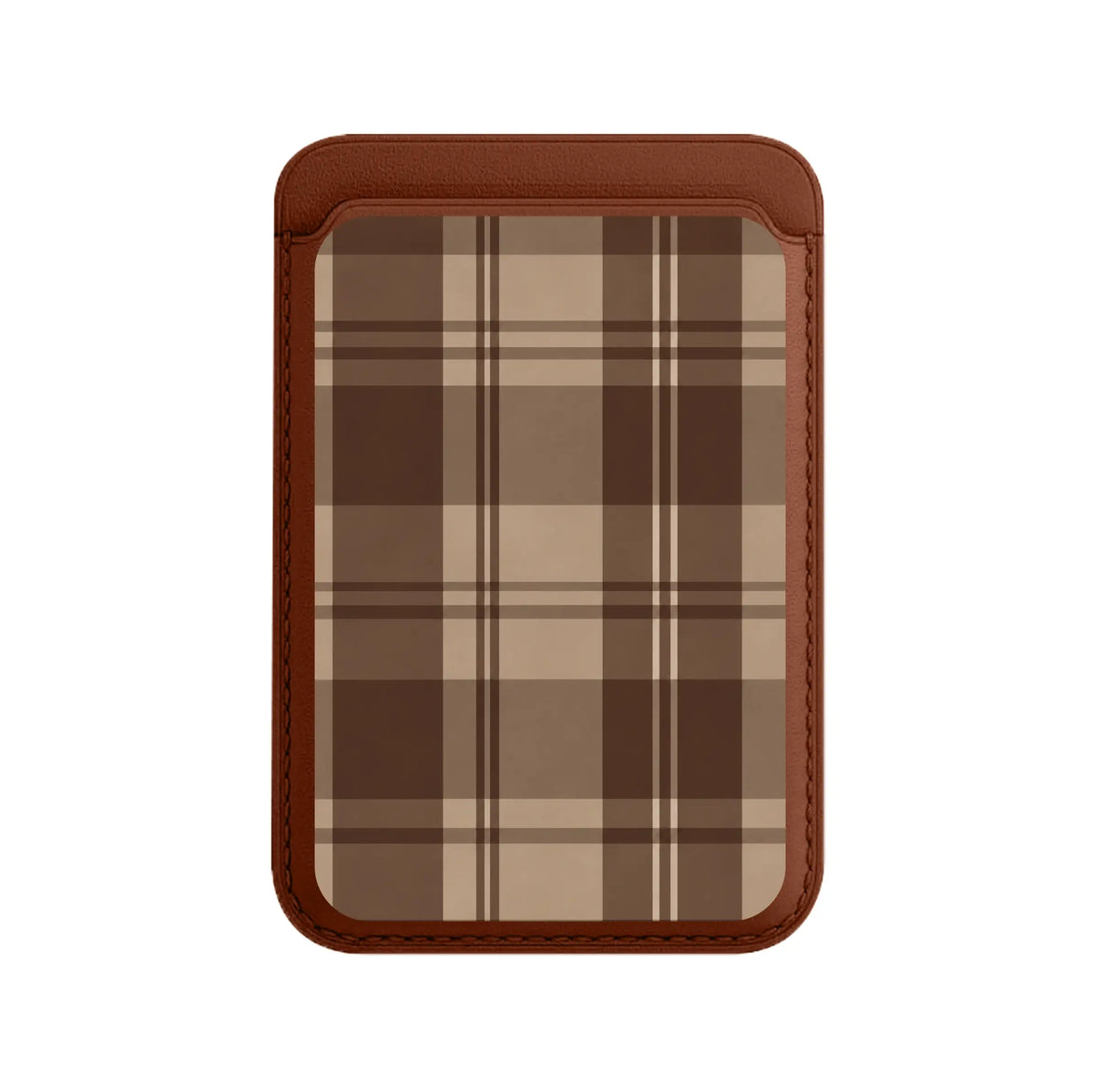 COCOA PLAID-Leather Kartlık