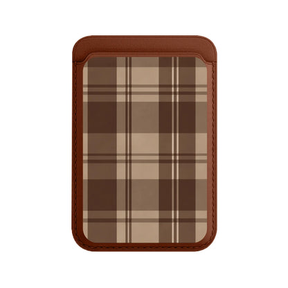 COCOA PLAID-Leather Kartlık