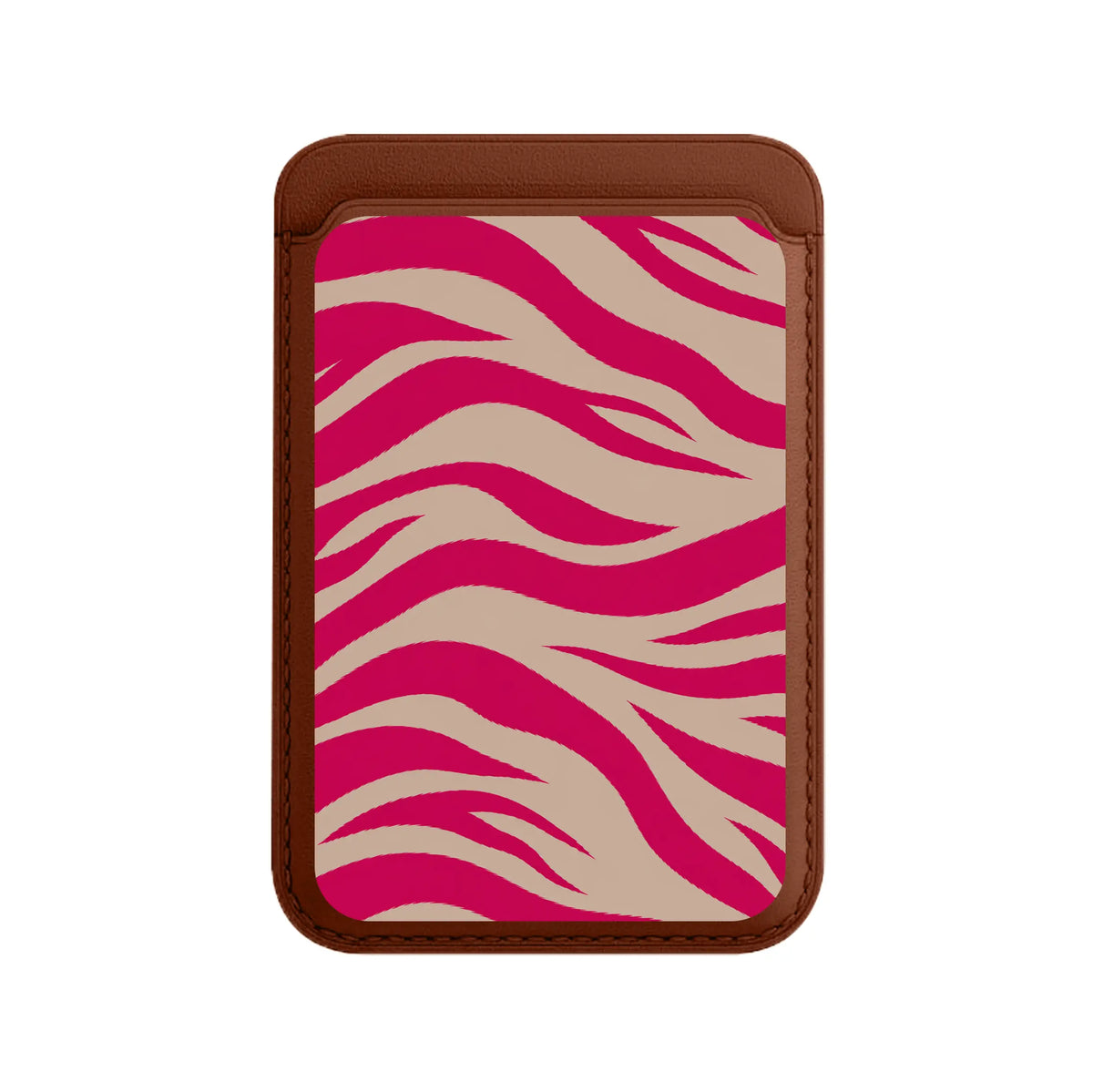 FUCHSIA ZEBRA-Leather Kartlık