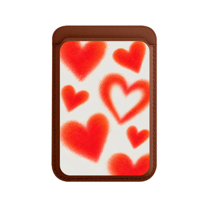 GLOWING HEARTS-Leather Kartlık