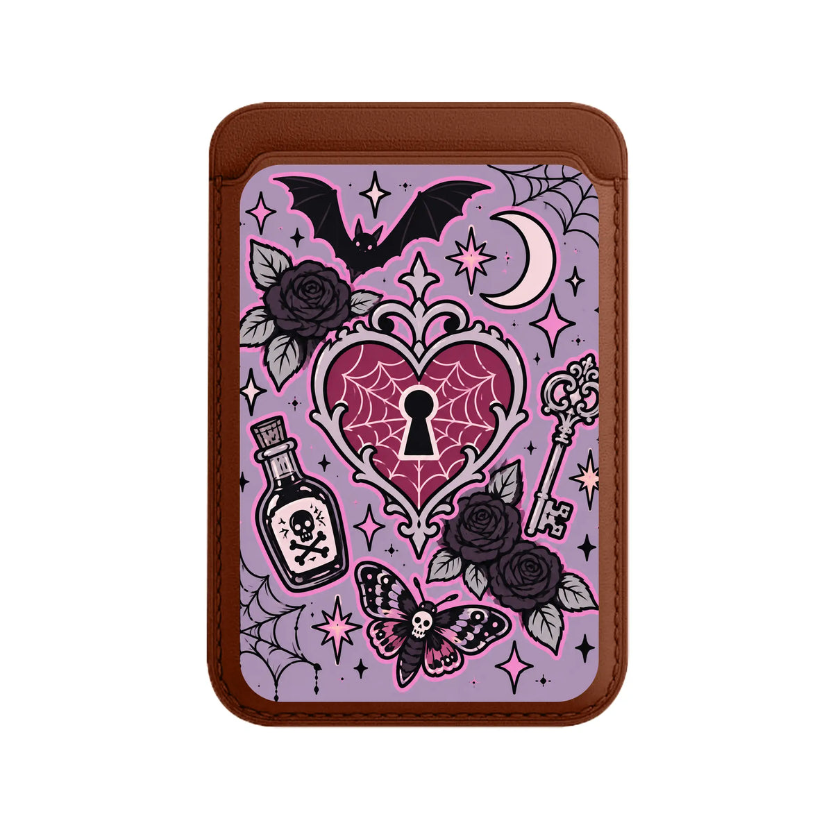LOCKED HEART-Leather Kartlık