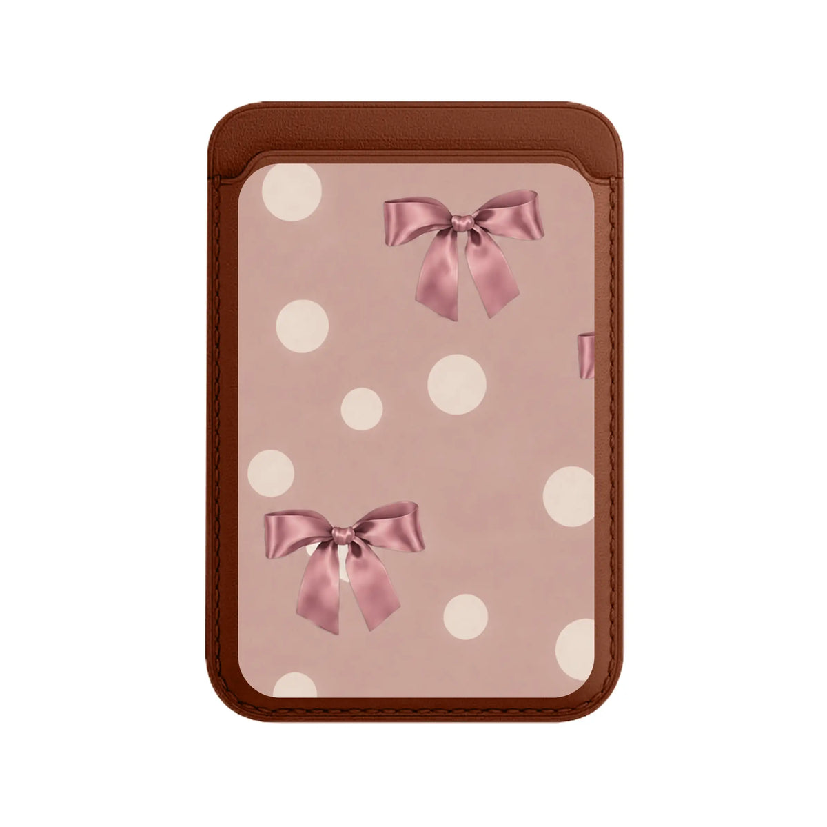 SATIN BOWS-Leather Kartlık