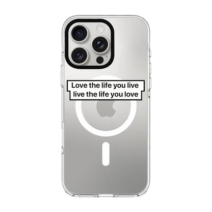 LOVE THE LIFE-Clear Kılıf MagSafe Özellikli - iPhone 12 Pro