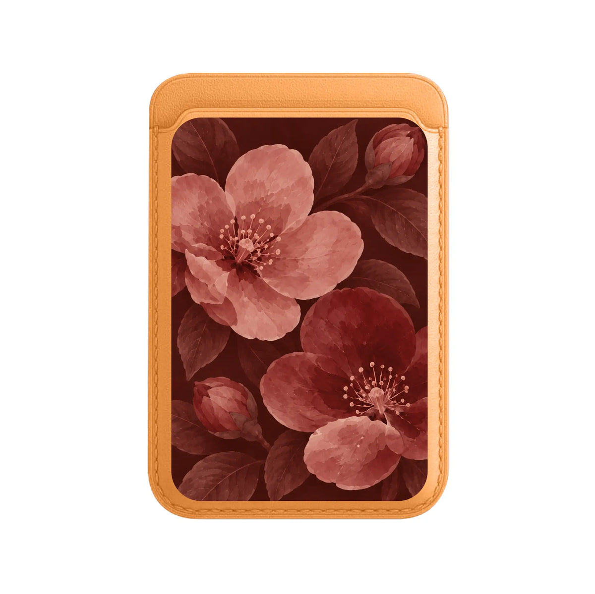 BURGUNDY BLOOM-Leather Kartlık