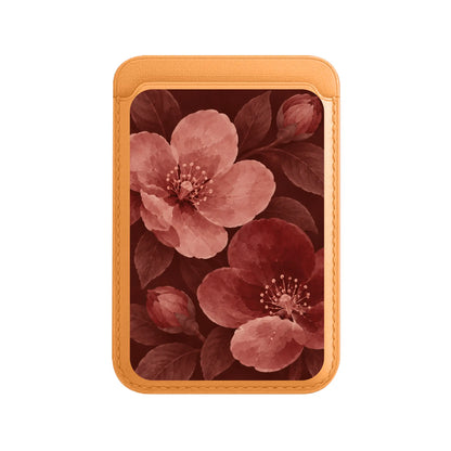 BURGUNDY BLOOM-Leather Kartlık