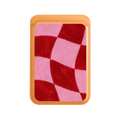 CHERRY CHECK-Leather Kartlık