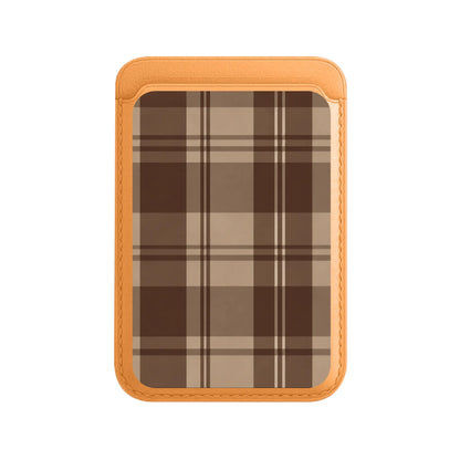 COCOA PLAID-Leather Kartlık