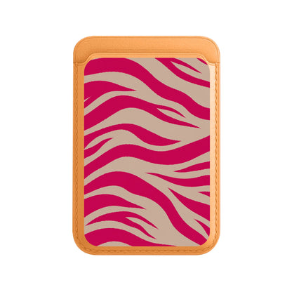 FUCHSIA ZEBRA-Leather Kartlık