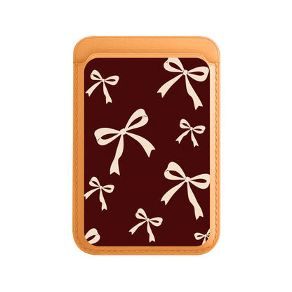 VELVET BOWS-Leather Kartlık