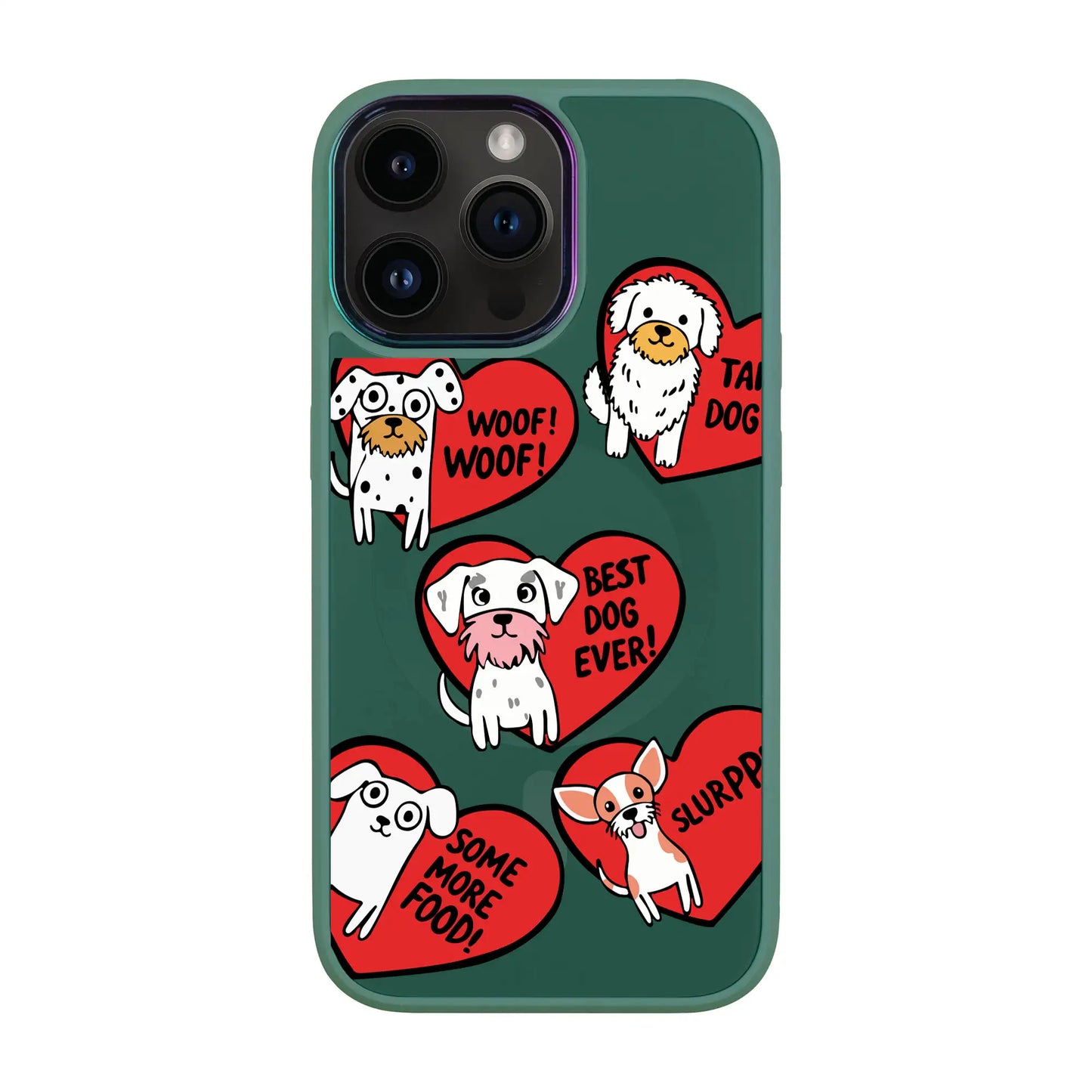 DOGS WITH HEARTS-iPhone 14 Vigor Kılıf MagSafe Özellikli