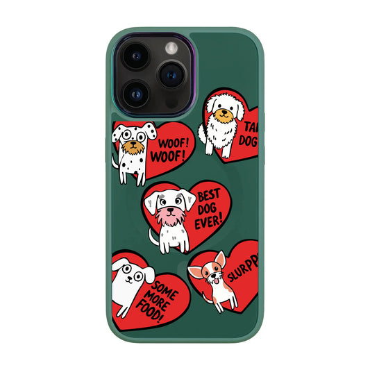 DOGS WITH HEARTS-iPhone 13 Pro Vigor Kılıf MagSafe Özellikli