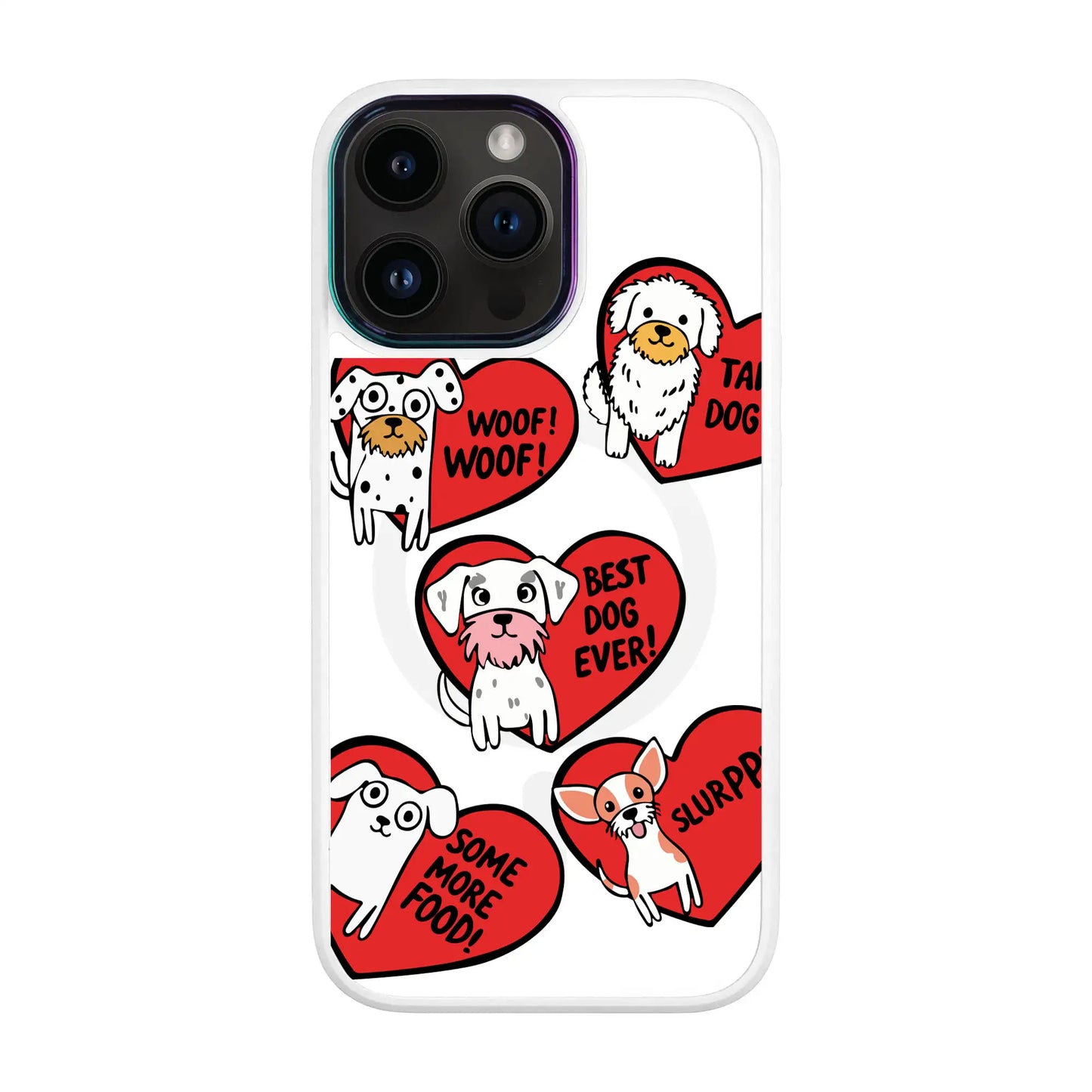 DOGS WITH HEARTS-iPhone 12 Pro Vigor Kılıf MagSafe Özellikli