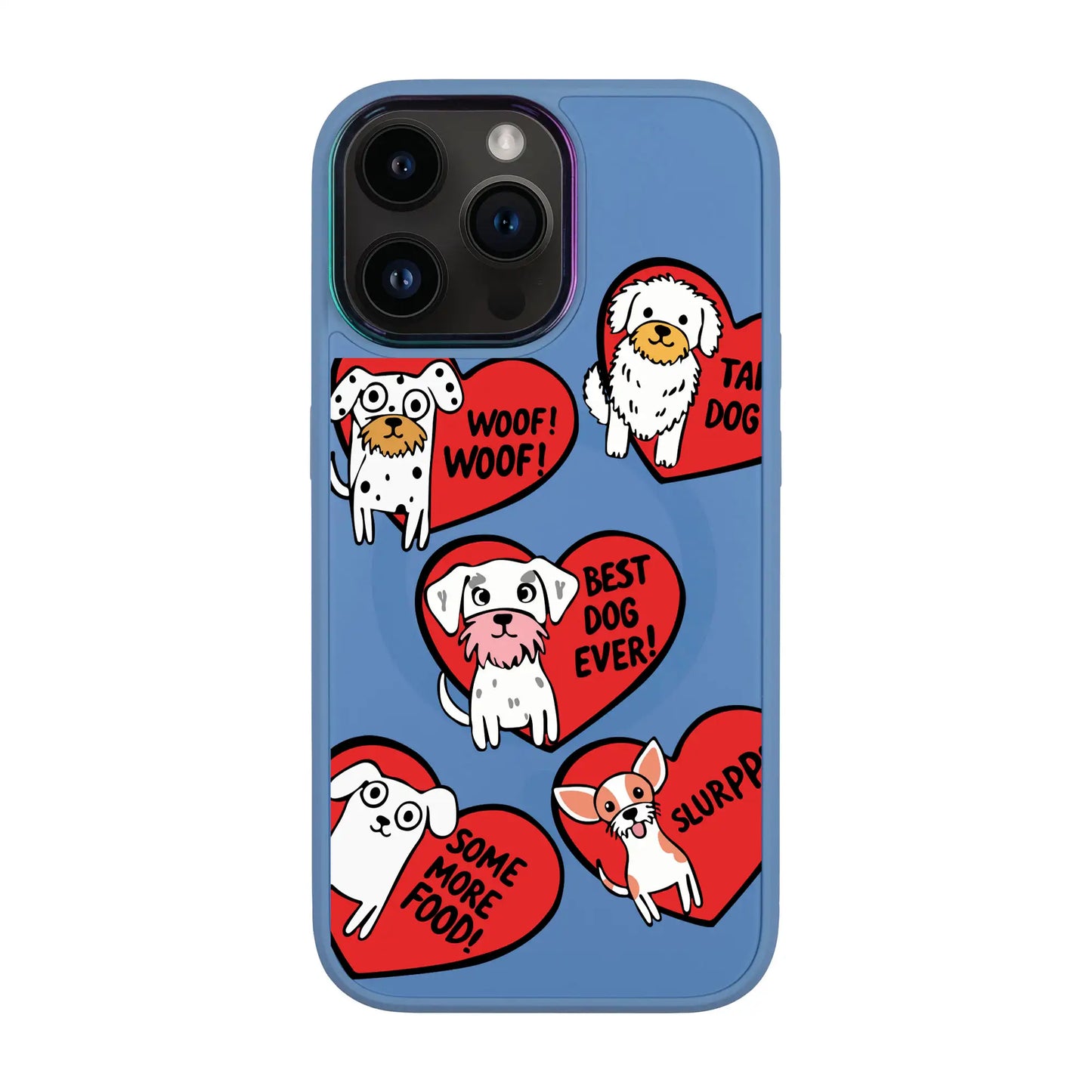DOGS WITH HEARTS-iPhone 14 Pro Max Vigor Kılıf MagSafe Özellikli