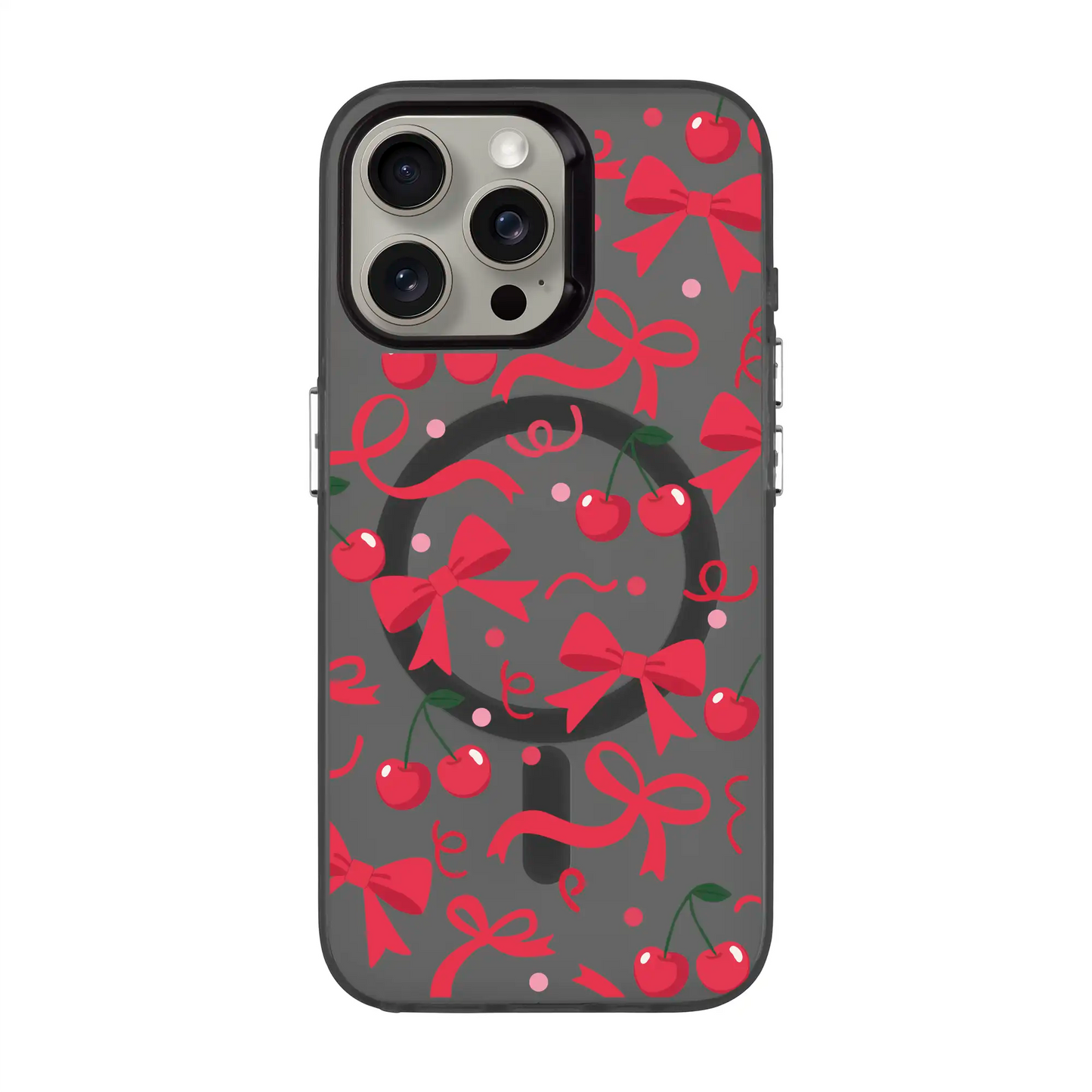 CHERRY RIBBON-Hold Kılıf MagSafe Özellikli - iPhone 12